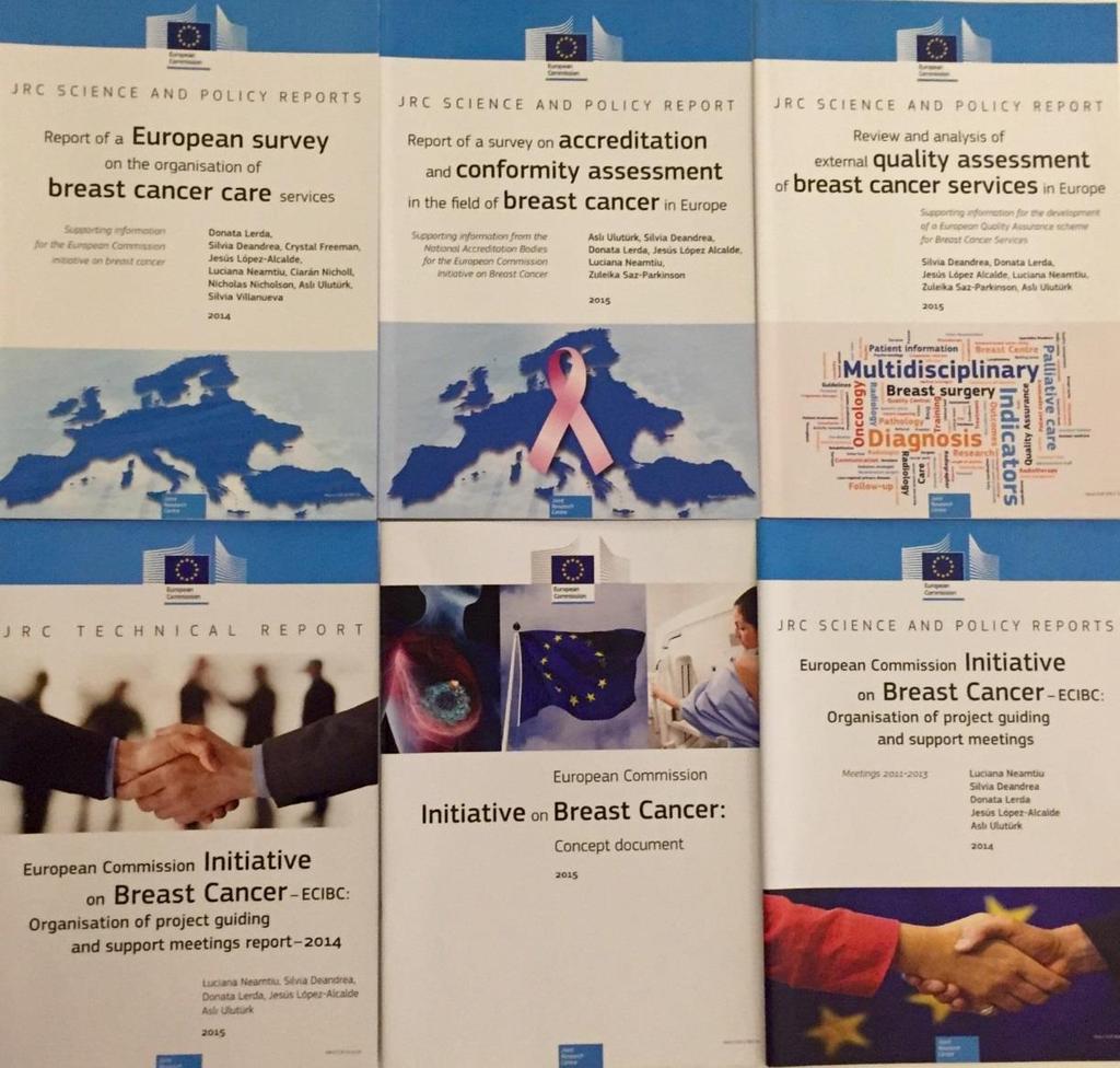 European Commission Initiative on Breast Cancer Objective 1 To propose evidence-based recommendations for breast cancer services in Europe