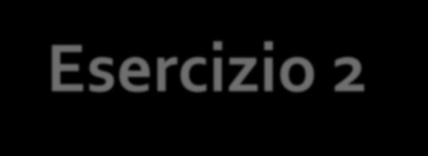 Esercizio 2 wait Scrivere un programma C in cui o Viene creato un processo figlio o Il processo figlio stampa un messaggio (es.