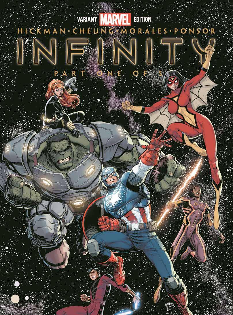 INFINITY LA SAGA MODERNA CHE HA ISPIRATO AVENGERS: INFINITY WAR! Thanos e il suo Ordine Nero hanno sferrato un attacco alla Terra senza precedenti!