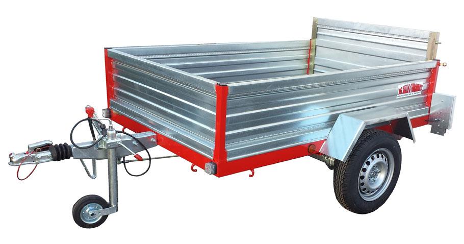 RE RIMORCHIO STRADALE A PIANALE FISSO TIPO VERSIONI MASSA 0 1 2 RE VARIANTE 10 3 1000 KG 4 5 TARA 300