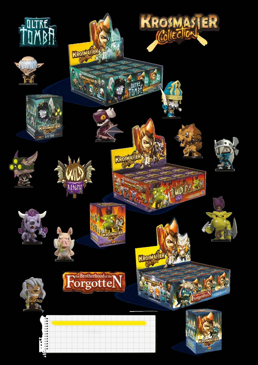 Arricchisci la tua collezione di Krosmaster con i blind Box della stagione 4, della stagione 5 e della stagione 6!