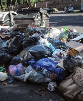 Ancora una volta parlando di riﬁuti Lei ha trovato il modo, come del resto aveva già fatto in tutta la Sua campagna elettorale, di