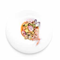 ceviche: tonno, salmone e polpo Servite con tre salse differenti FISH MIX / 10