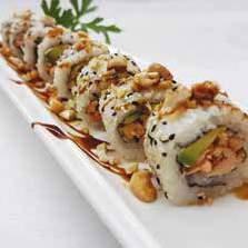 060 Anacardi roll Salmone grigliato,