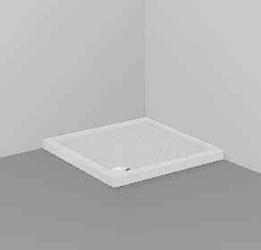 24 Piatti doccia Gemma 2 - Piatto doccia quadrato in ceramica. 700x700x70 mm. Bianco 14 J526001 103,00 750x750x70 mm. Bianco 14 J526101 108,50 800x800x70 mm. Bianco 14 J526201 139,50 900x900x70 mm.