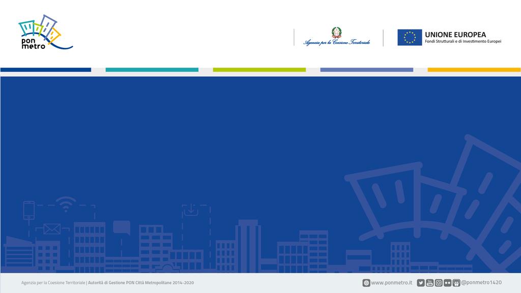 #Città che cambiano: il ruolo del PON Metro verso una mobilità in evoluzione Agata Quattrone Esperto Asse 2 Mobilità