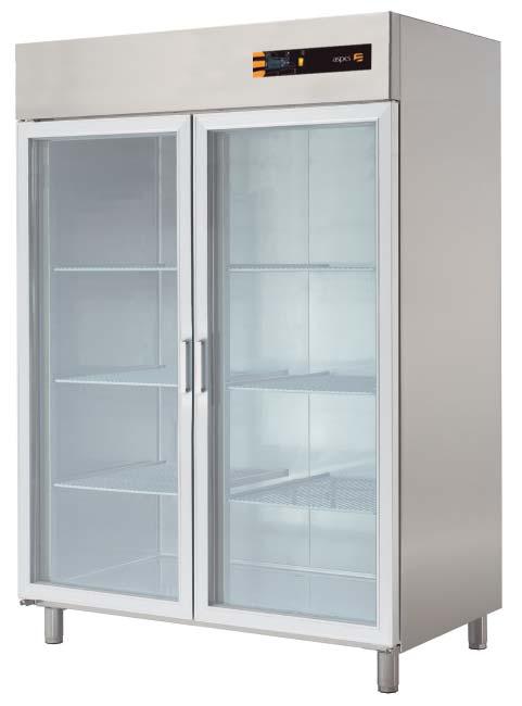 Armadio espositore / Display cabinets Armadio refrigerato espositore GN 2/1 700 1400L / Refrigerated displays GN 2/1 700 1400L AVP-801 AVP-1602 ARMADIO REFRIGERATO ESPOSITORE GN 2/1 700-1400L /