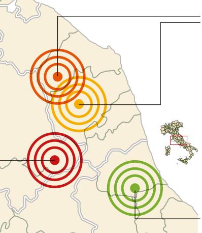 Il sisma 18 gennaio 2017: Abruzzo, Lazio e Marche Quattro nuove scosse di terremoto nel giro di poche ore.