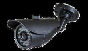 Sistema A - *Accessori a pag.23 AHCAM606C TELECAMERA A BULLET, 2.8MM, IR 25M, IP66 TELECAMERE PER SISTEMA A Sensore telecamera: 1/4 CMOS OV Risoluzione video (H x V): 1280x720 ( - 720p) N.