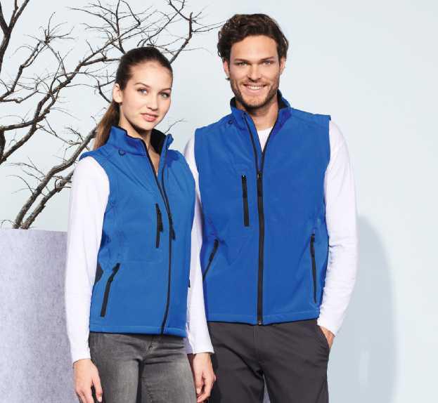 SOFTSHELL TRaSPIRaNTE a 3 STRaTI PILE E SOFTSHELL SOL S RALLYE WOMEN 46801 GILET DONNa SOFTSHELL qualità - SOFTSHELL 340-94% poliestere - 6% elastan - Spalmatura 8000 mm impermeabile e traspirante