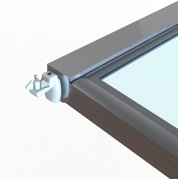 PAG. 10 SCHEDA TECNICA TETTO MOBILE SERIE SLIDING 4 DISEGNO Il tetto mobile di Acristalia mantiene un