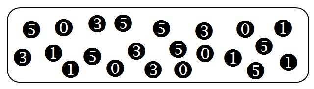 WWF - OCCE - ARCI - MFF. Appare ruotata di 90. Appare ruotata di 180. Appare ribaltata e ruotata di 180. a a RVA0020 In quale riga è presente la seguente sequenza di simboli? Nella riga numero 2).