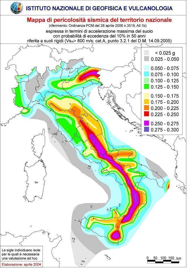 Un significativo cambiamento della normativa, con variazione della classificazione sismica e dei parametri caratteristici, avviene dopo il terremoto di San Giuliano di Puglia del 2002.