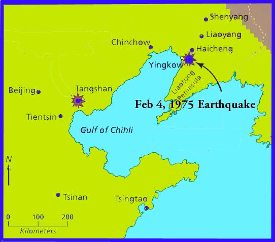 PREVISIONE Terremoto previsto grazie ad una serie di eventi
