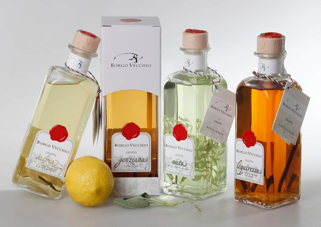 GRAPPA AROMATIZZATA ALLA SALVIA E LIMONE : cod 15800 500ML