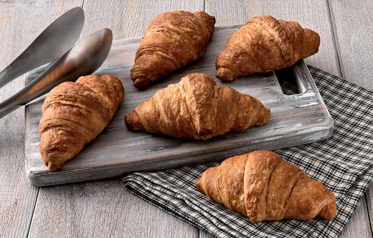 COLAZIONE PRELIEVITATI Croissant vegano alberghi vuoto cod. 1051 Croissant vegano vuoto. Plain vegan croissant (for hotels).