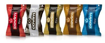 200 cialde caffè covim Gold Arabica diametro 44 1-COV-CIA-GOLD 20,0 24,40 CIALDE PODS Cialde ESE 44 mm 200 cialde caffè Covim Suave decaffeinato diametro 44 1-COV-CIA-SUAVE 20,0 24,40 100 Capsule