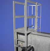 Piattaforma di scavalcamento In alluminio è progettata su misura per scavalcare eventuali velette dei capannoni dotati di muretto
