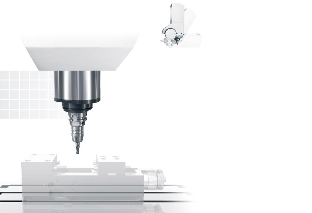 Versatilità e flessibilità come concetto Comprovata tecnologia e massima precisione sono il nostro standard -10 FZ12 S +100 Centro di lavoro di precisione compatto con tavola fissa e testa
