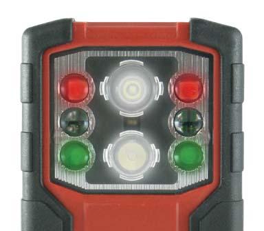 2 V Flusso luminoso: 185 lm Grdo di protezione: IP54 Sorgente luminos: LED Equipggimento: 2 binchi / 2 rossi / 2 verdi Involucro: PA6 custodi rivestit con Elstomero, prti di gestione, l imptto e