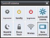 Voce 1 Riquadro dell applicazione 2 Barra degli strumenti 3 Finestra di dialogo Controlli sistema 4