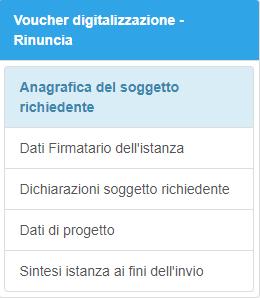 I campi da compilare sono quelli riportati nella schermata, prenderemo in esame solo quelli non affrontati nelle pagine precedenti: Dichiarazione soggetto richiedente Questo campo, che non può essere