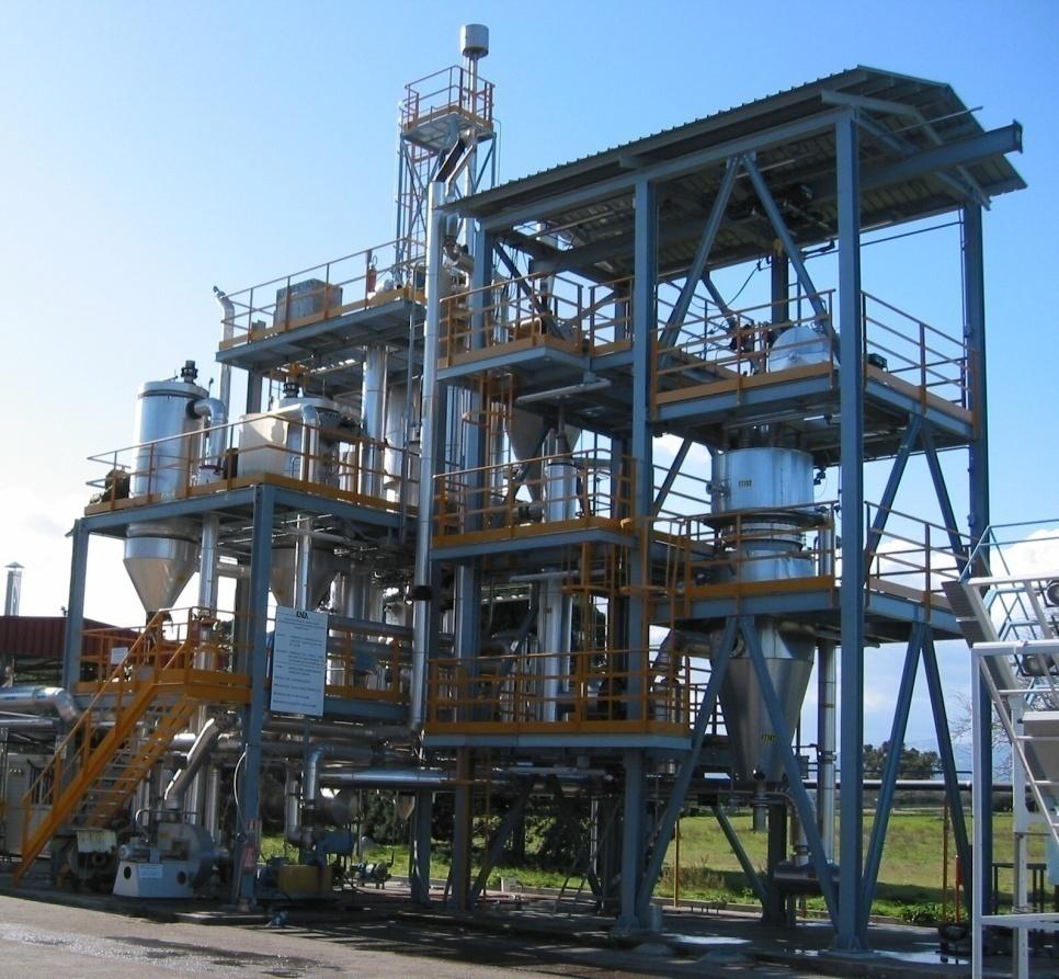 Impianto Steam gassification Reattore gassificazione a vapore, potenza 500 kwt.