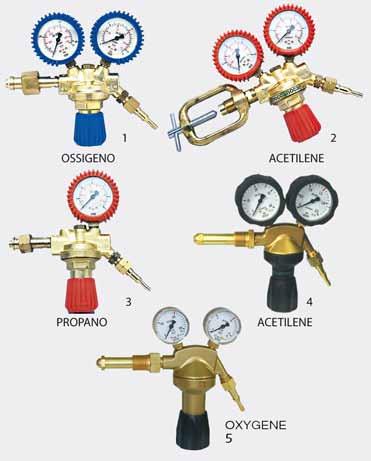 Ø 4020007000 1105642 8x 4020007050 1105642/10 10x17 Riduttori di pressione per gas industriali Robusti ed affidabili riduttori di pressione per gas tecnici in bombole, resistenti a pressioni