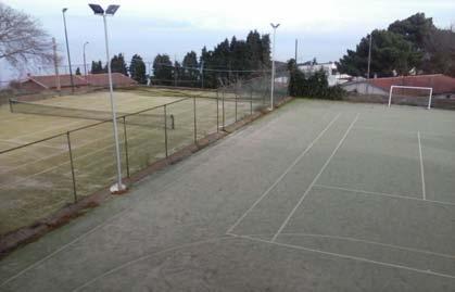 tennis): MQ. 324 AREA 2 (campo da calciobasket): MQ.