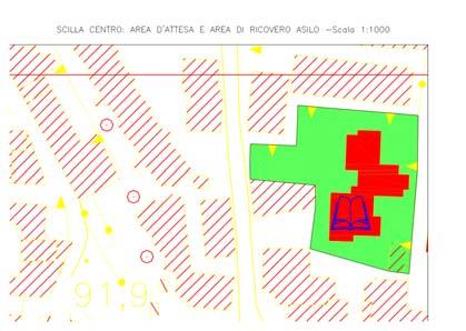 SCILLA CENTRO: AREA D'ATTESA ASILO SUPERFICIE
