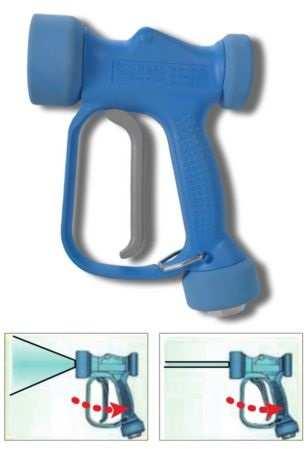 STEAMIX* - PISTOLA VAPORE AISI316 Pistola a bassa pressione con getto e cono regolabile dalla leva. Vite di regolazione per variare l ampiezza cono da 0 a 60.