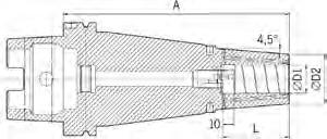 MNDRINI Mandrino a calettamento termico HSK- 100 Power Shrink Chuck con sistema Cool Jet rt.