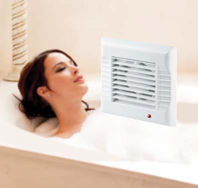 kúpeľňové ventilátory VENTILÁTORY určené k podpore ventilácie v obytných budovách a v priestoroch verejného úžitku nízka spotreba el.