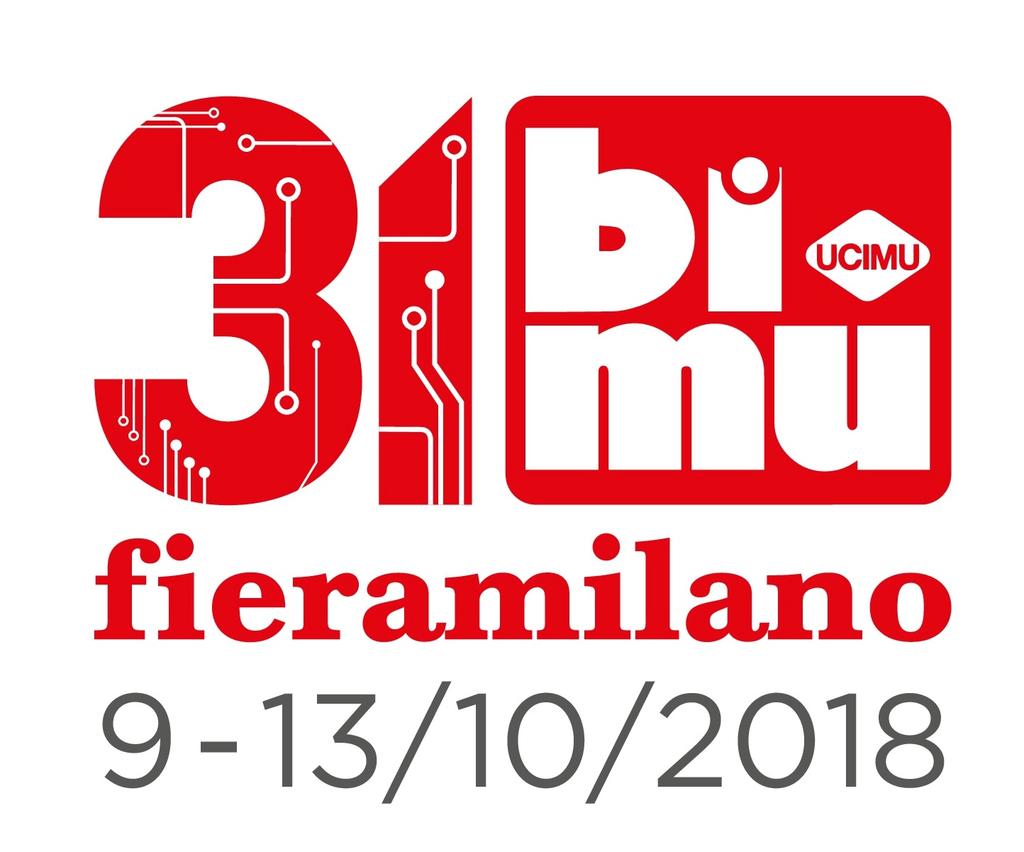 it 09 OTTOBRE 2018-13 OTTOBRE 2018 BIMU Macchine utensili a asportazione e deformazione, robot, automazione, digital