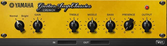I Guitar Amp Classics non possono essere utilizzati quando la frequenza di campionamento è impostata su 176,4 khz o 192 khz. BLEND Regola il bilanciamento tra suono diretto e suono dell'effetto.