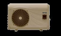 Pompa di calore per piscine Modelli da 7 a 11 kw - espulsione orizzontale Pompa di calore a espulsione orizzontale, disponibile in 3 taglie di potenza: 7~11 kw monofase Scambiatore di calore al