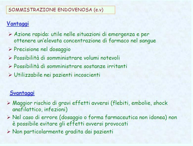 , Gli effetti compaiono molto velocemente (in 15 min arriva al cervello),l iniezione può