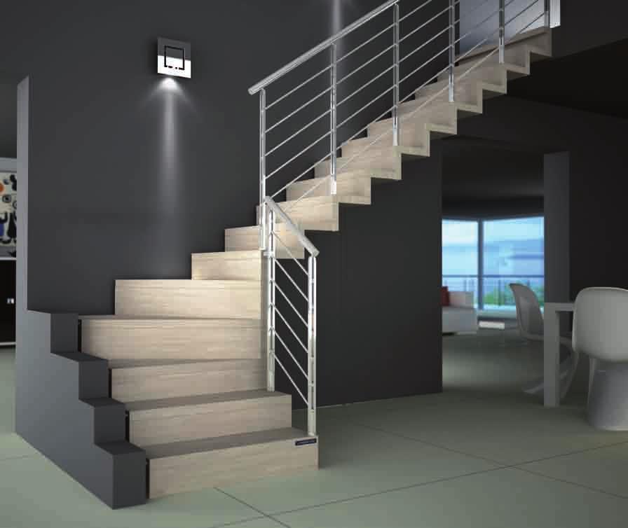 AKURA RX Scale a giorno Open staircases Akura è la scala a giorno disegnata per gli ambienti moderni, che esigono un elevato standard qualitativo di design e materiali.