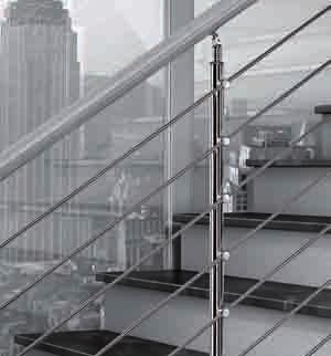 ringhiere Banisters for masonry staircases 133 Perché scegliere una Ringhiera Mobirolo? Why choose a Mobirolo banister? Completa la tua scala Mobirolo.