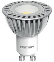 lampade a led "century spot maxiled" dicroiche 255 lumen watt 3,5=40 - GU10 gradi K 3000 attacco standard M16, diametro mm.