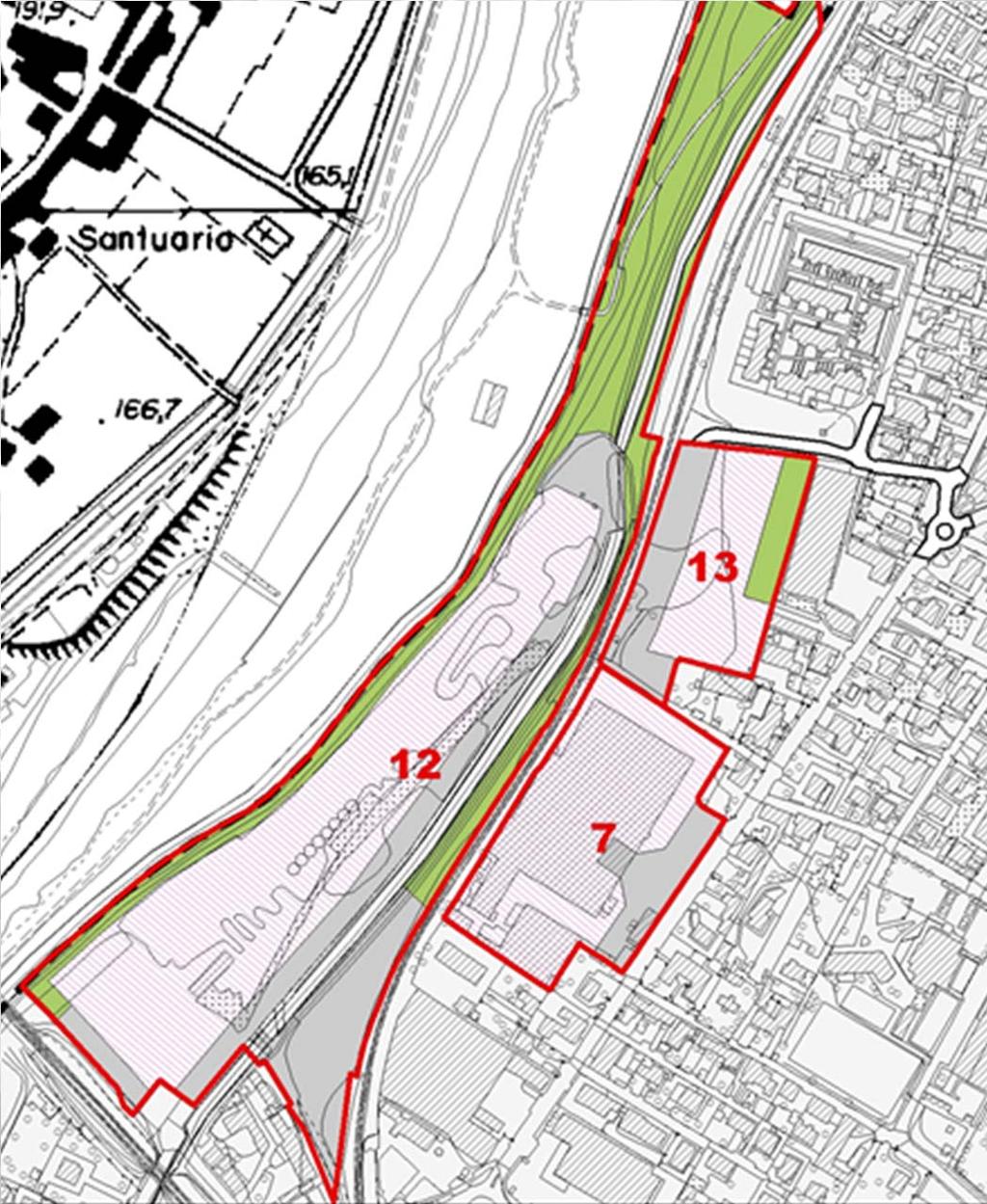 Ridefinizione del comparto Ex Italcementi Comparto soggetto ad un Piano Attuativo (PR convenzionato) ormai scaduto.