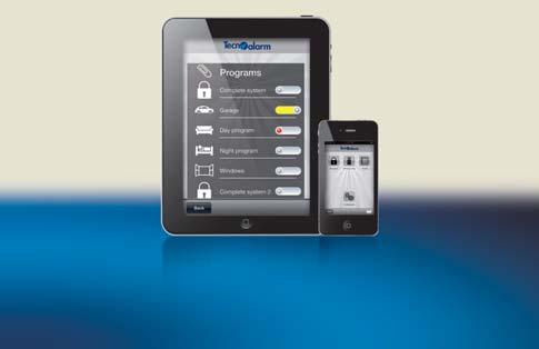 mytecnoalarm L APP per iphone ed Android, permette di gestire da remoto il sistema in modo semplice e sicuro.