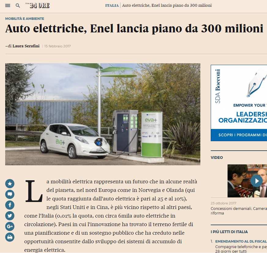 In questo contesto, Enel vuole ulteriormente investire in un piano di infrastrutture