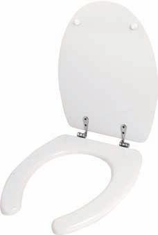 SANITARI E ACCESSORI STORM BASIC SICUREZZA IN BAGNO 25 WC-BIDET SCARICO TERRA E A PARETE STORM BASIC ST13722 scarico a terra ST13723 scarico a parete Vaso in ceramica bianca, con apertura frontale e