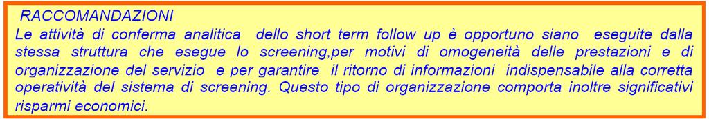 RACCOMANDAZIONI ESPRESSE NELLE LINEE GUIDA 5.