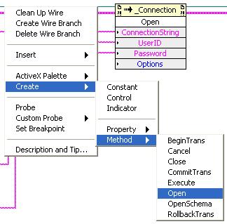 La comunicazione con un database avviene per fasi successive; si inizia avviando il collegamento con la libreria ADODB. _Connection (per la connessione con gli oggetti ADO): Fig. 10.
