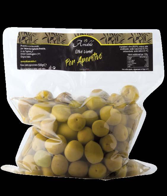 Le Olive Olive verdi per aperitivo Categoria merceologica: Olive verdi D.O.P.
