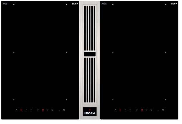 BORA Classic - Set a prezzo speciale CKASFI CFI11+CKASE+CFI11+CKAEG sistema di aspirazione con due piani