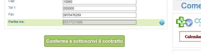 Cliccare su Conferma e sottoscrivi il contratto 6.