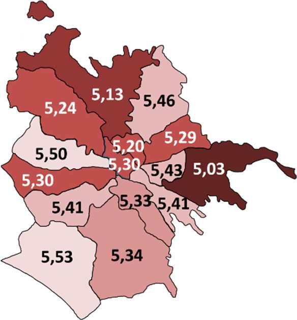 Il campione rappresentativo è stratificato per genere, età, titolo di studio, condizione occupazionale e territorio di residenza, secondo due letture differenti: una amministrativa (15 territori